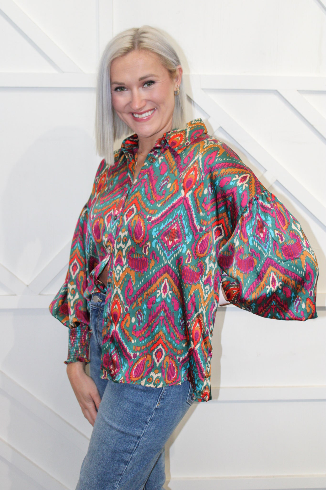 Mal Printed Blouse