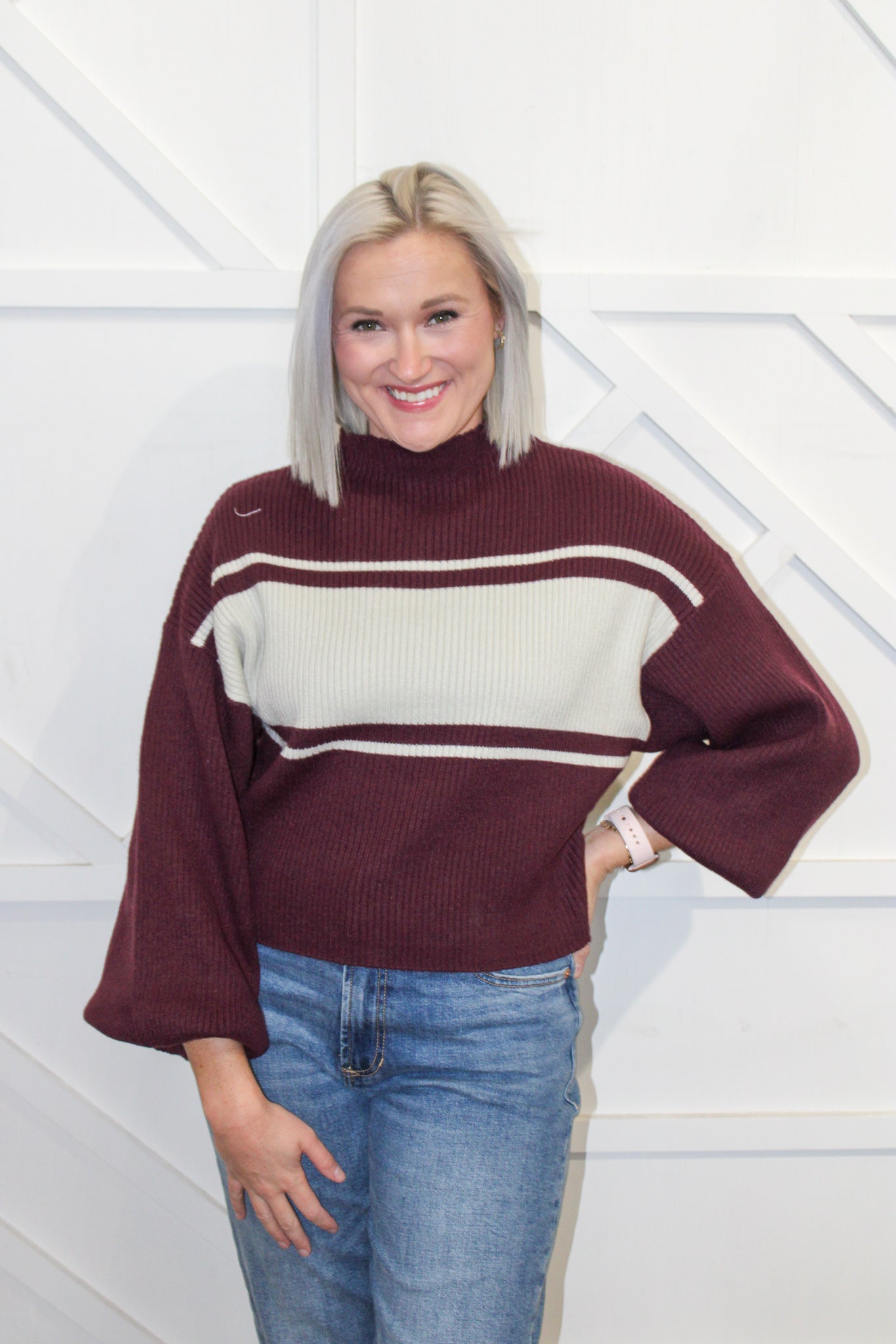 Jolie Striped Sweater