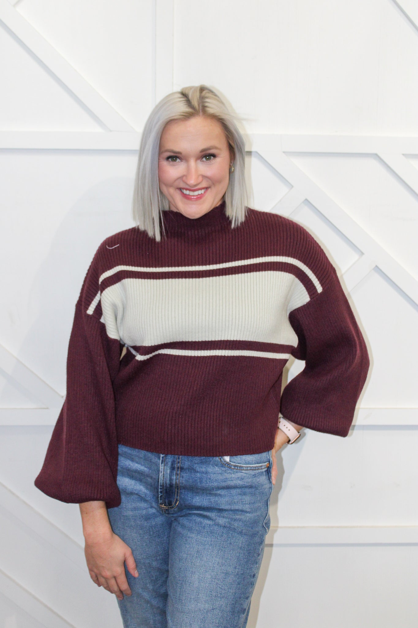 Jolie Striped Sweater