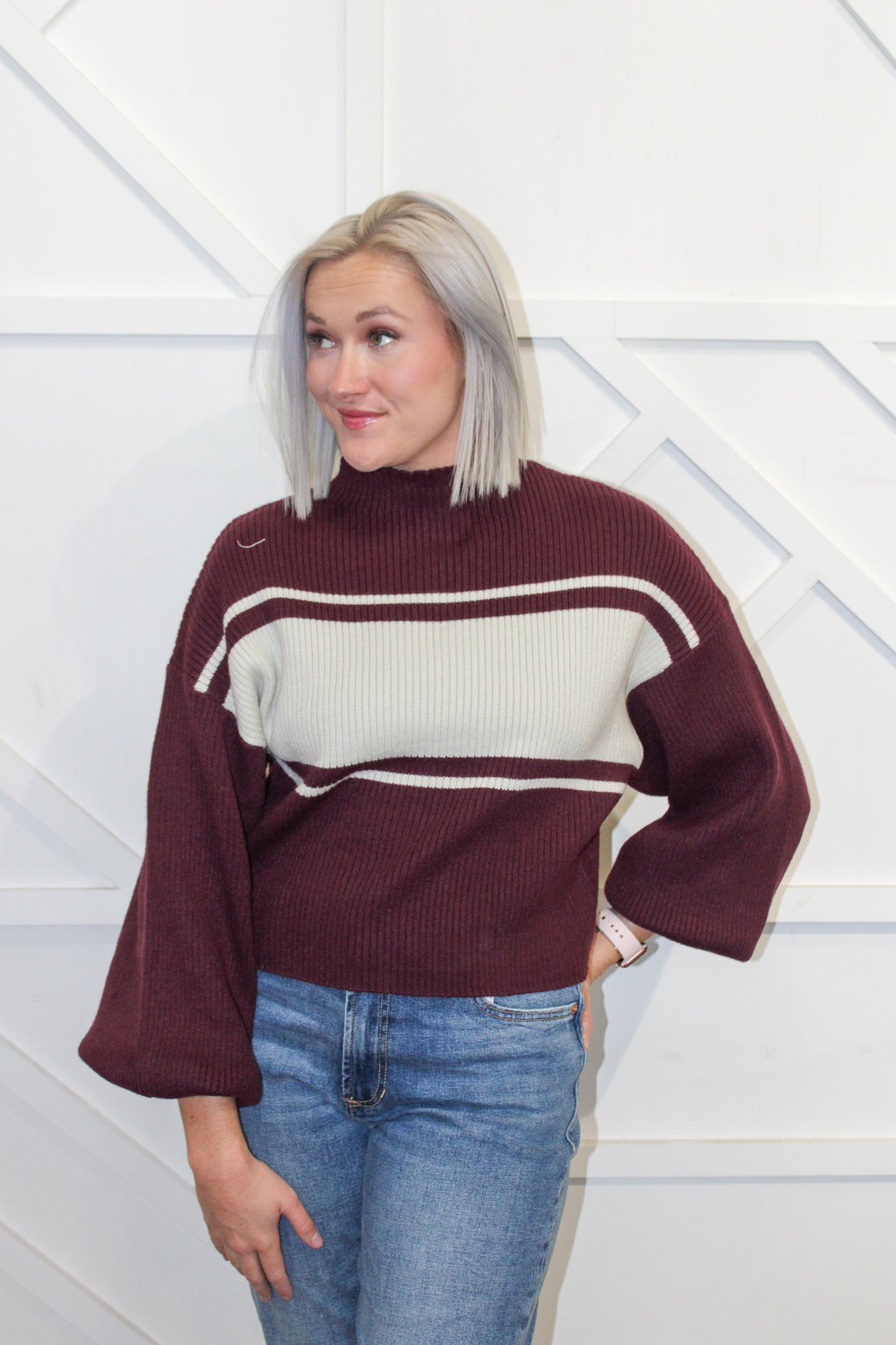 Jolie Striped Sweater