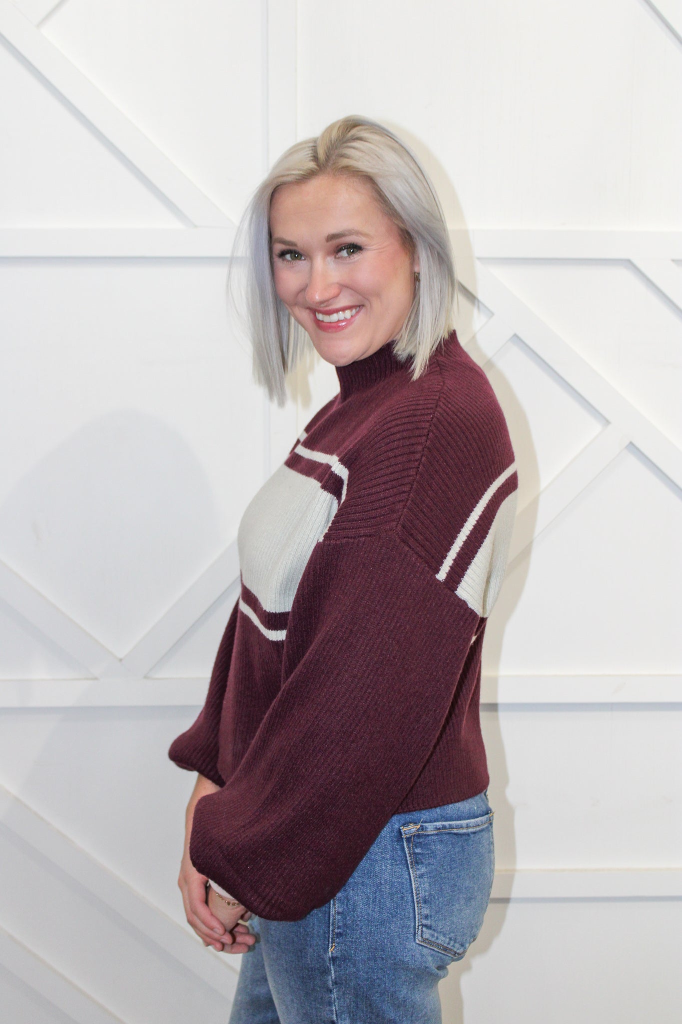 Jolie Striped Sweater