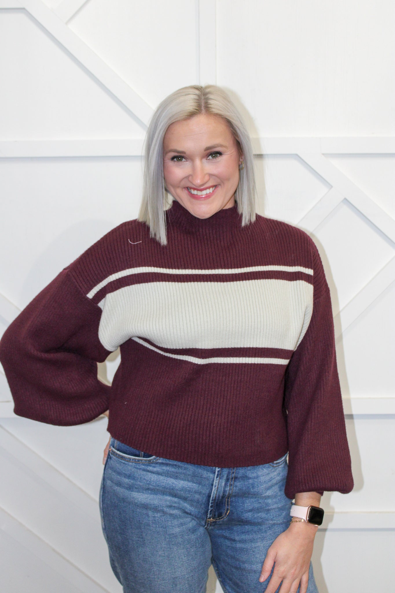 Jolie Striped Sweater