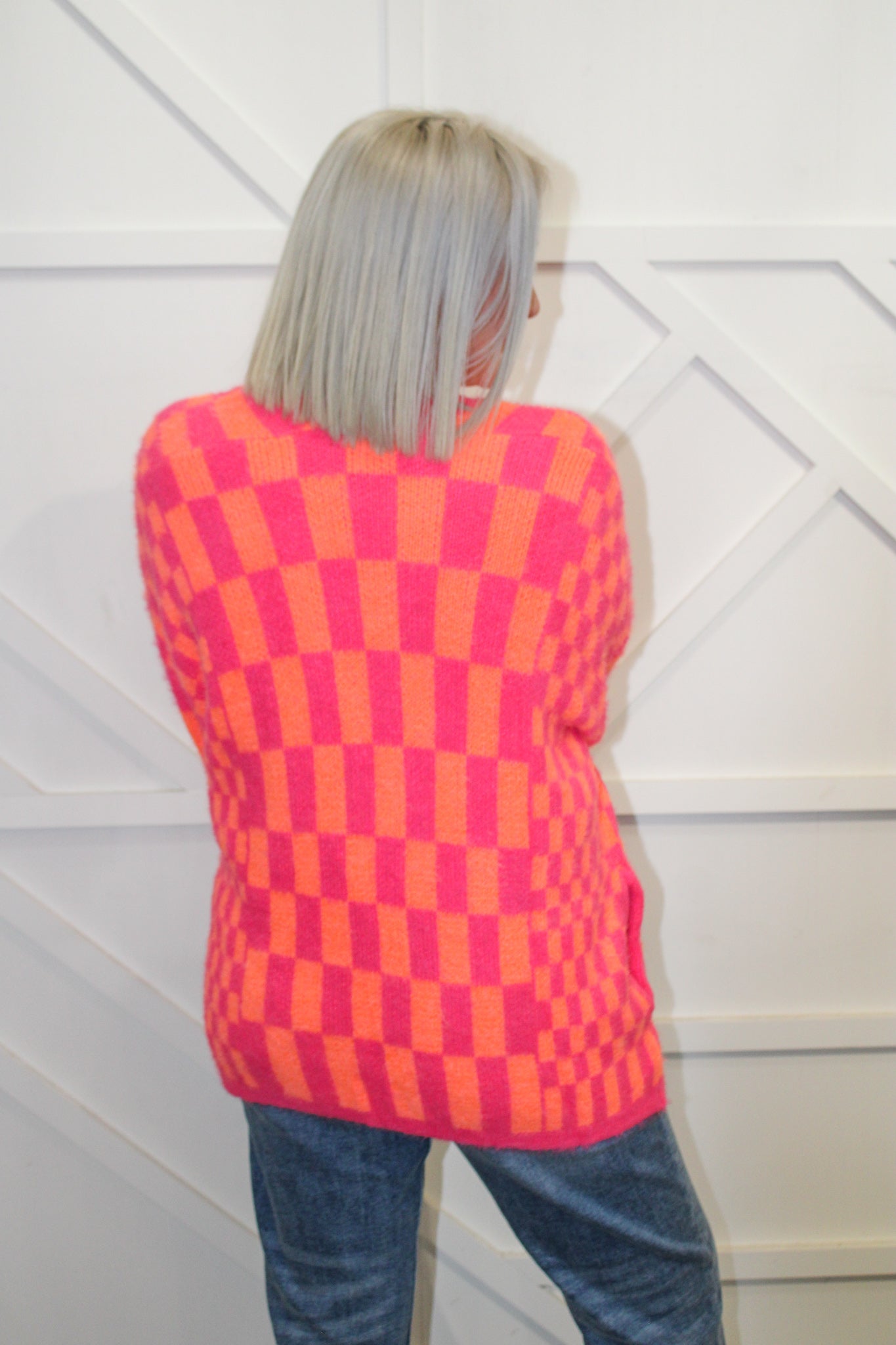Holly Checkered Cardigan