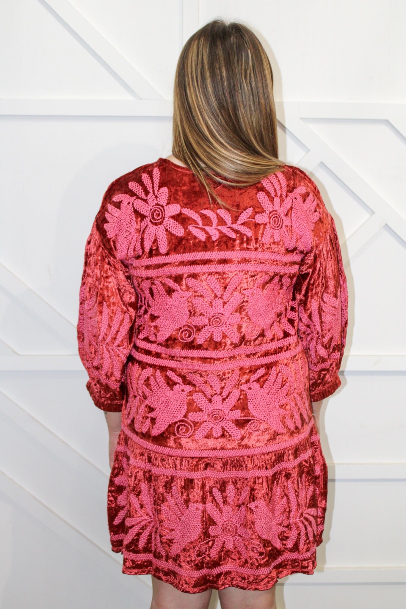Lora Fay Red Dress