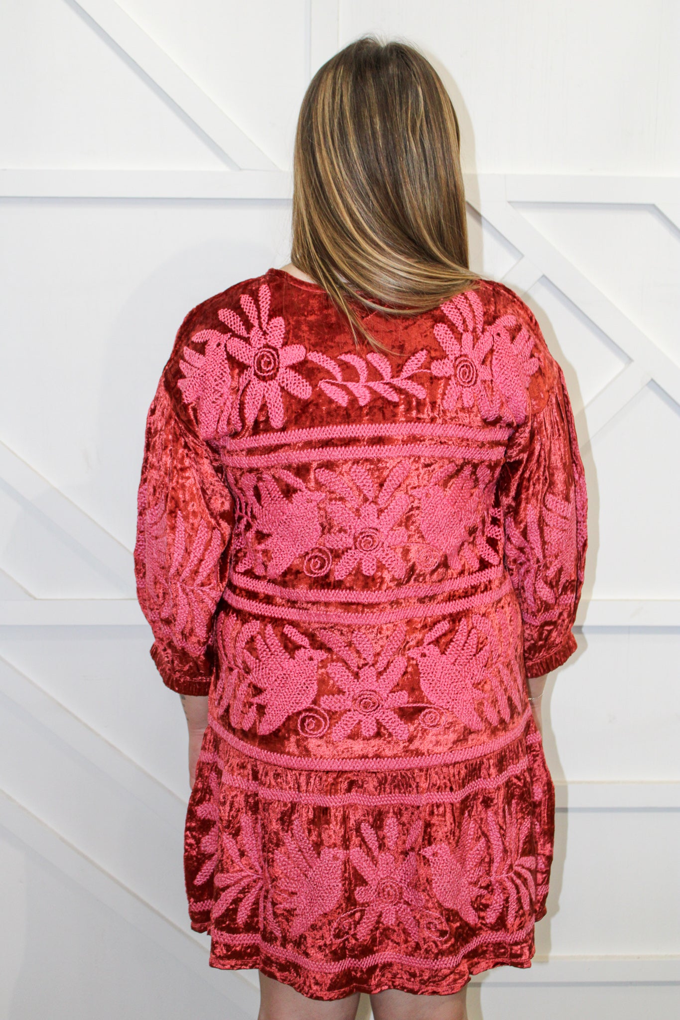 Lora Fay Red Dress