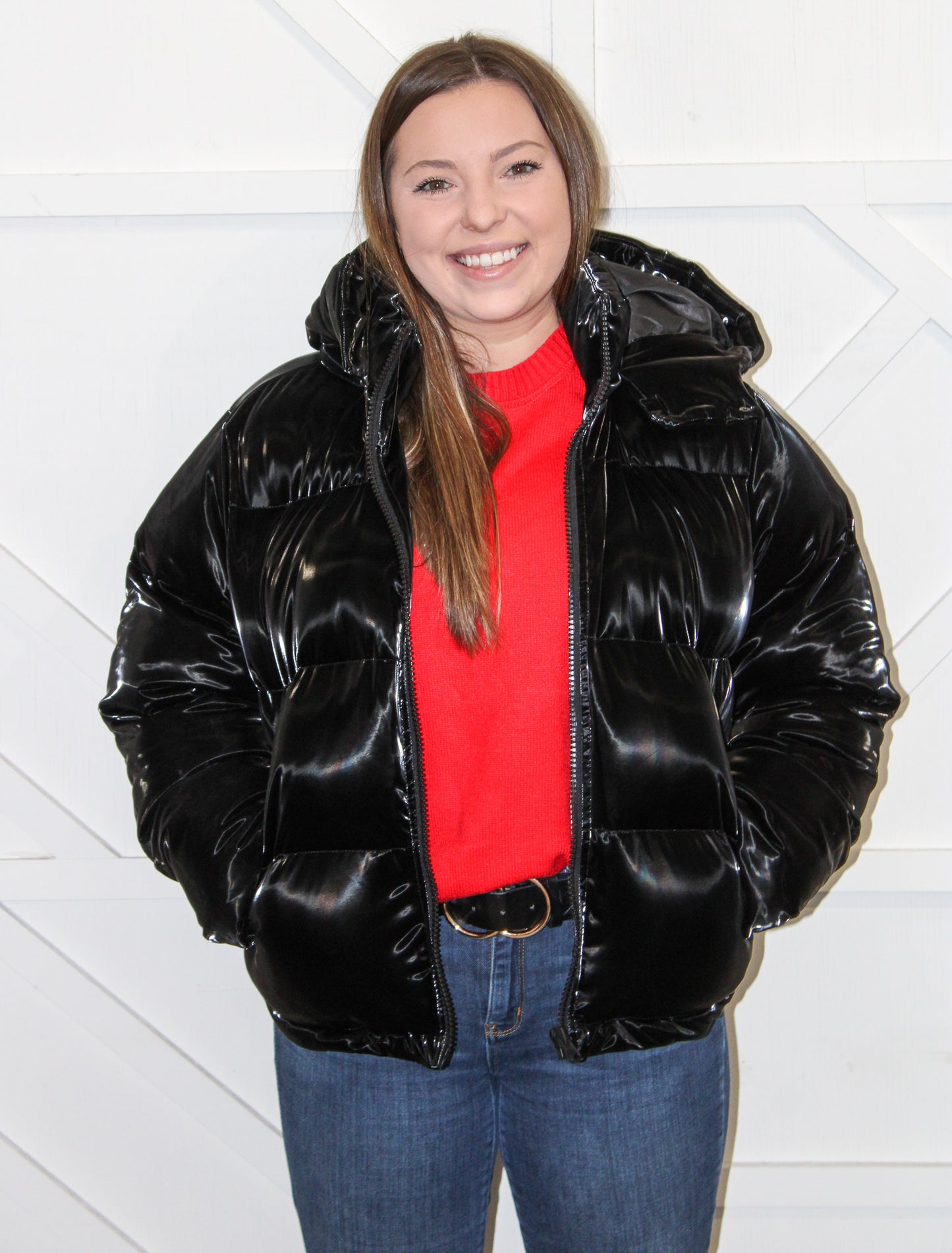 Kasey Shinny Puff Coat
