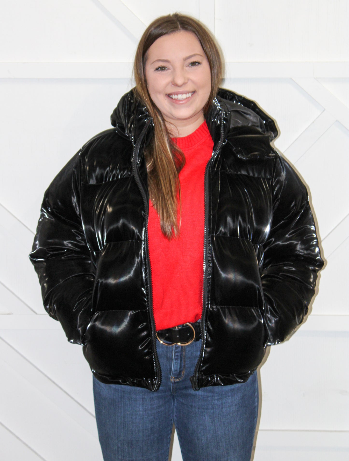 Kasey Shinny Puff Coat
