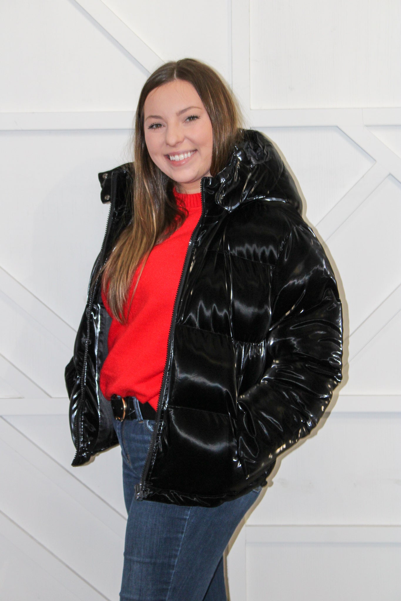Kasey Shinny Puff Coat