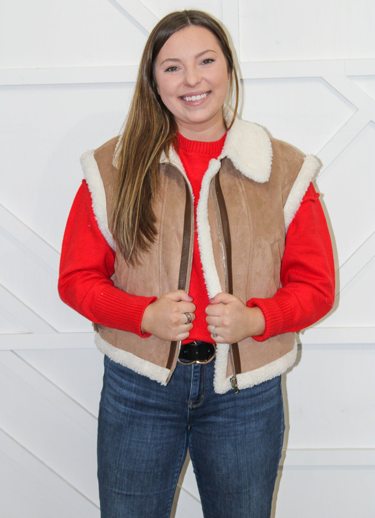 Lana Sherpa Vest