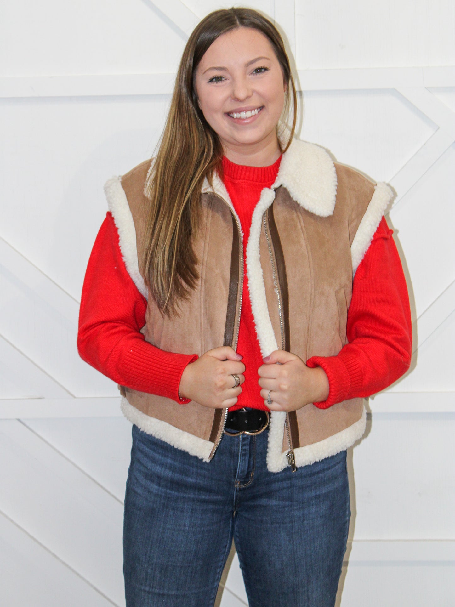 Lana Sherpa Vest