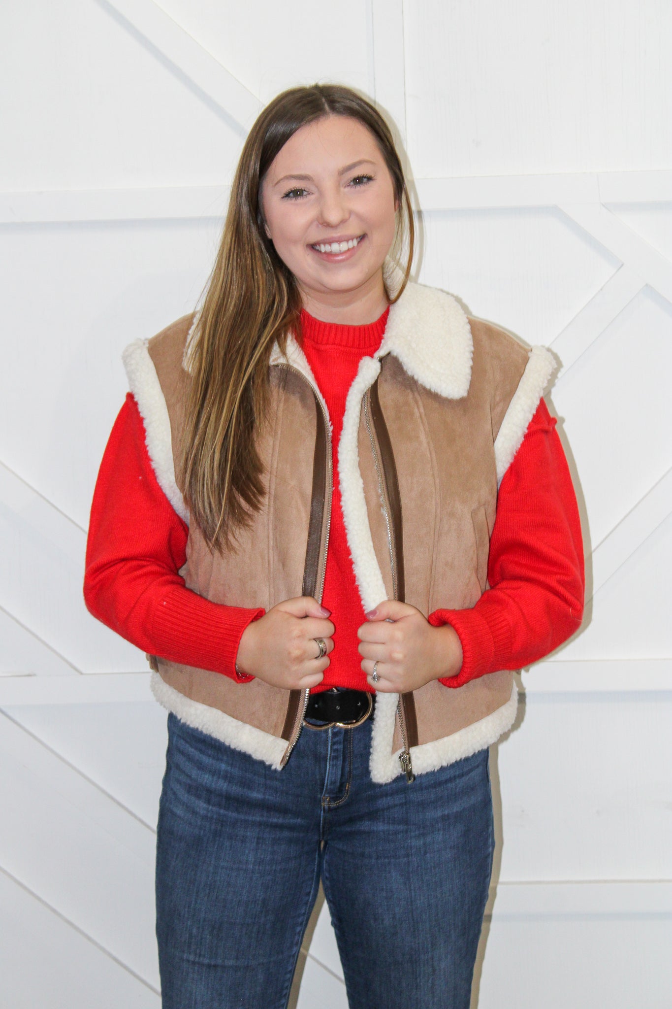 Lana Sherpa Vest