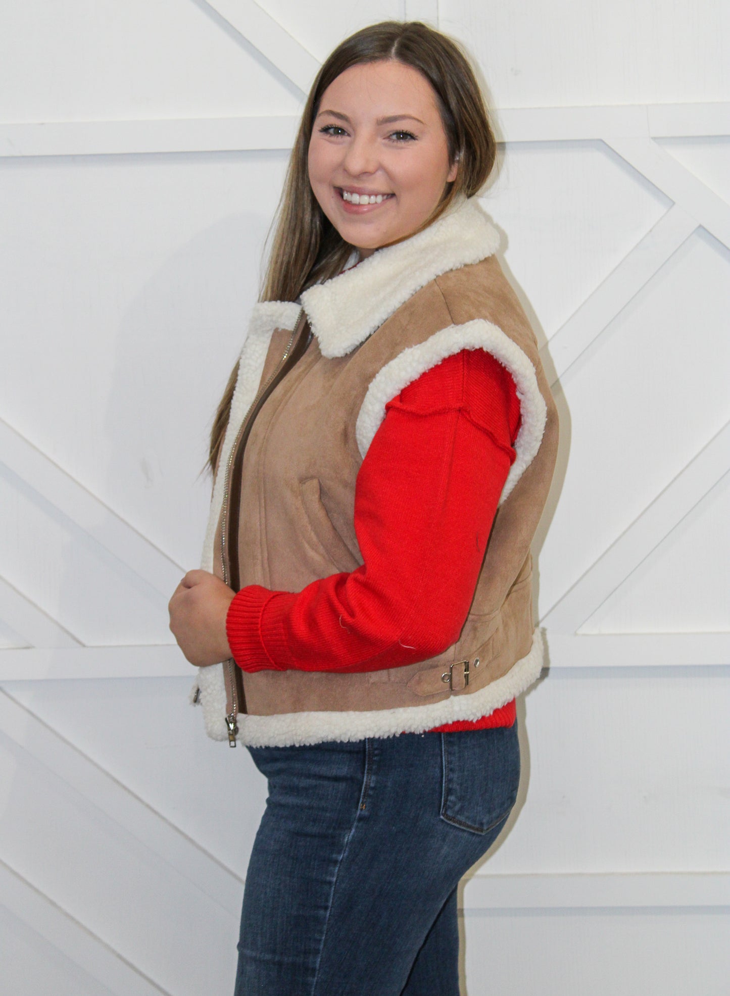 Lana Sherpa Vest