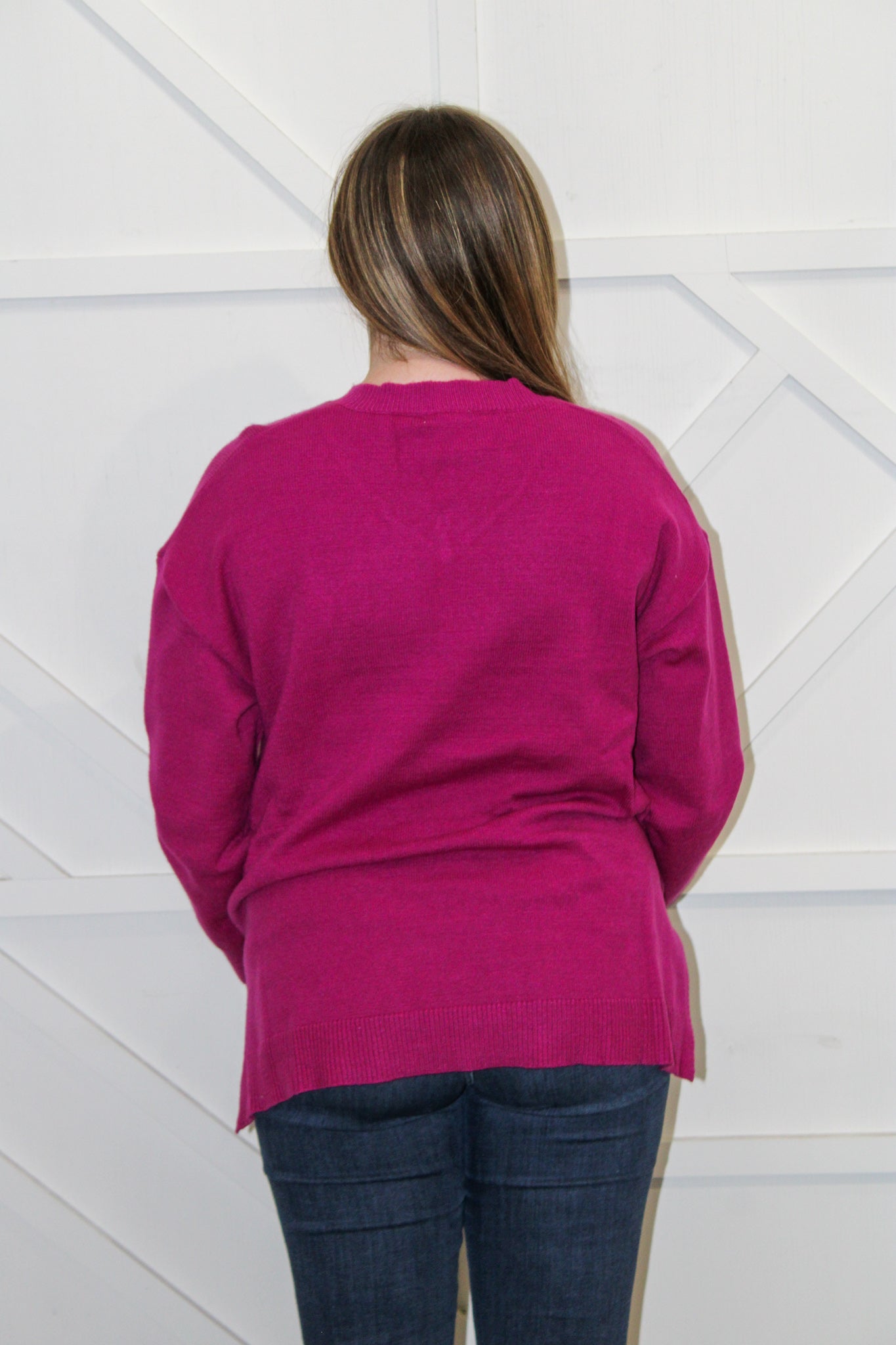 Pippa Magenta Sweater