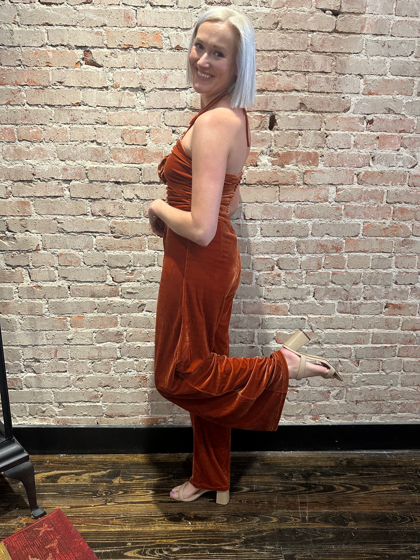 Charmaine Velvet Jumpsuit