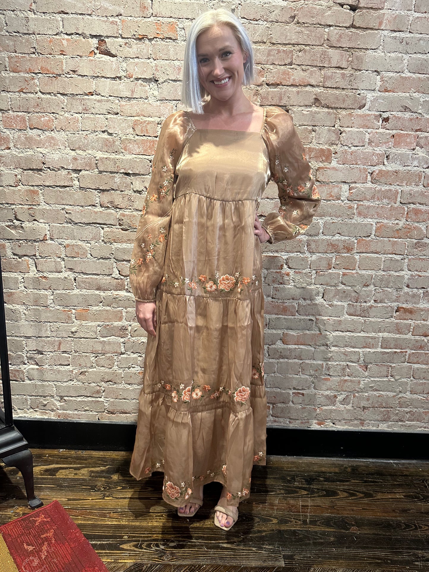Ella Embroidered Maxi Dress
