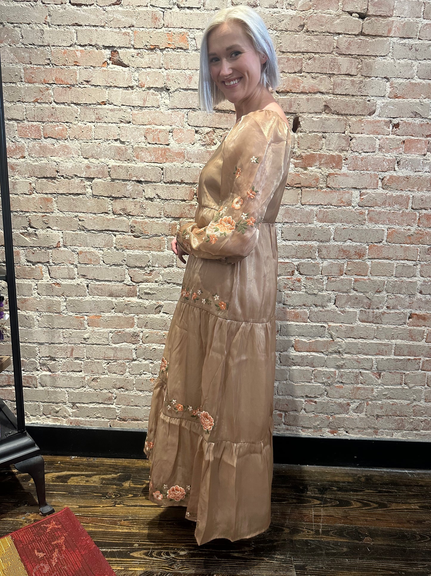 Ella Embroidered Maxi Dress
