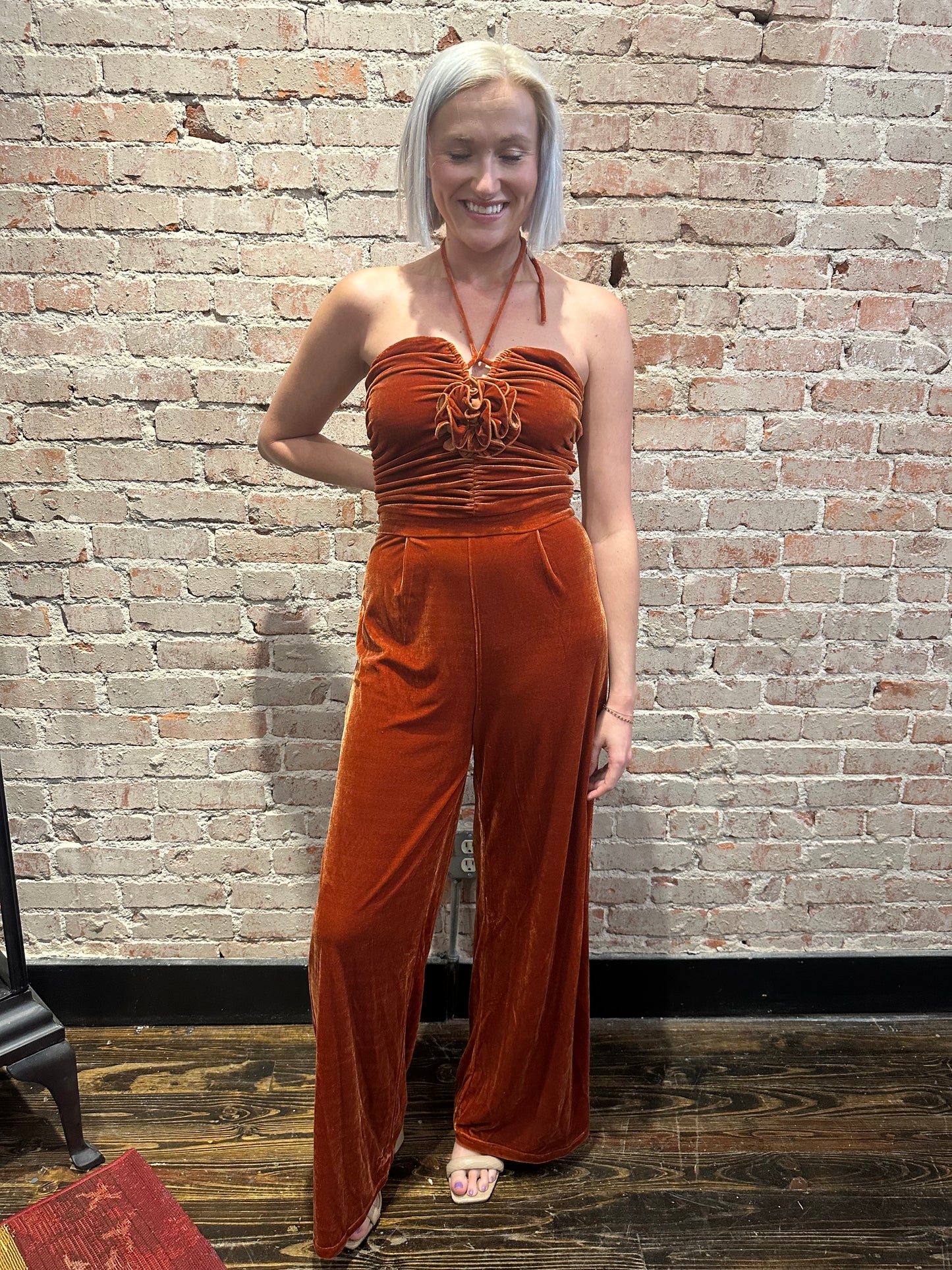 Charmaine Velvet Jumpsuit