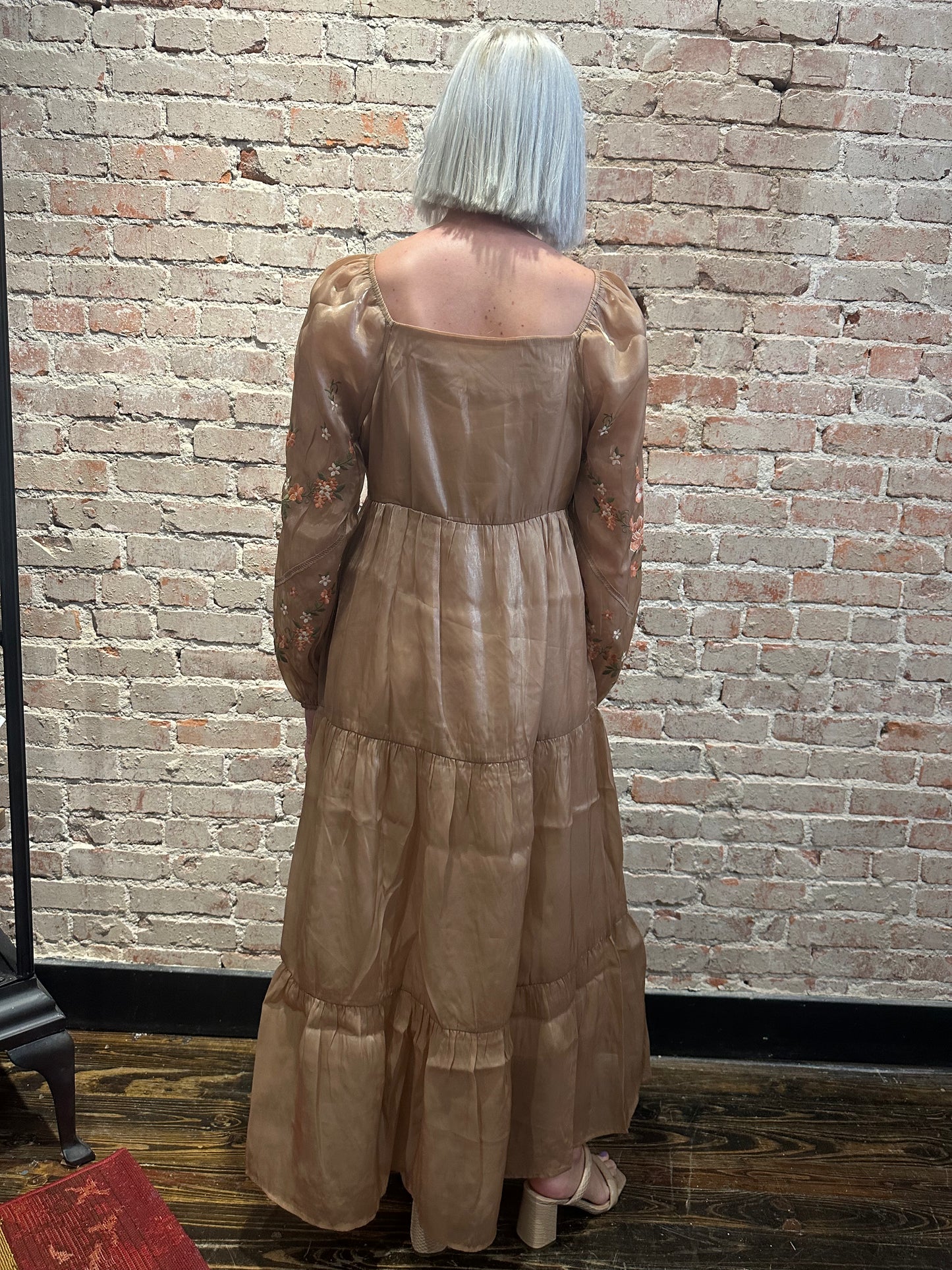 Ella Embroidered Maxi Dress
