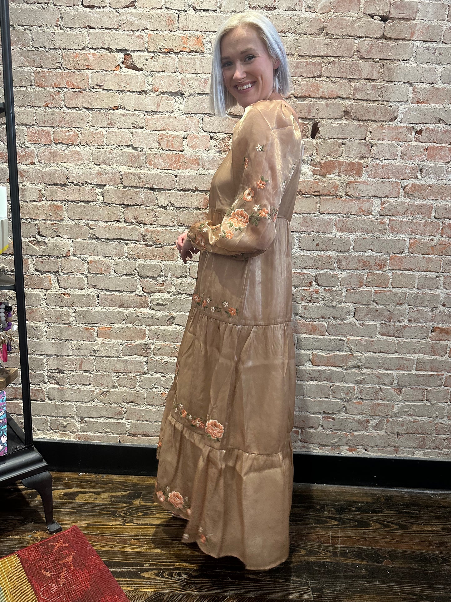 Ella Embroidered Maxi Dress