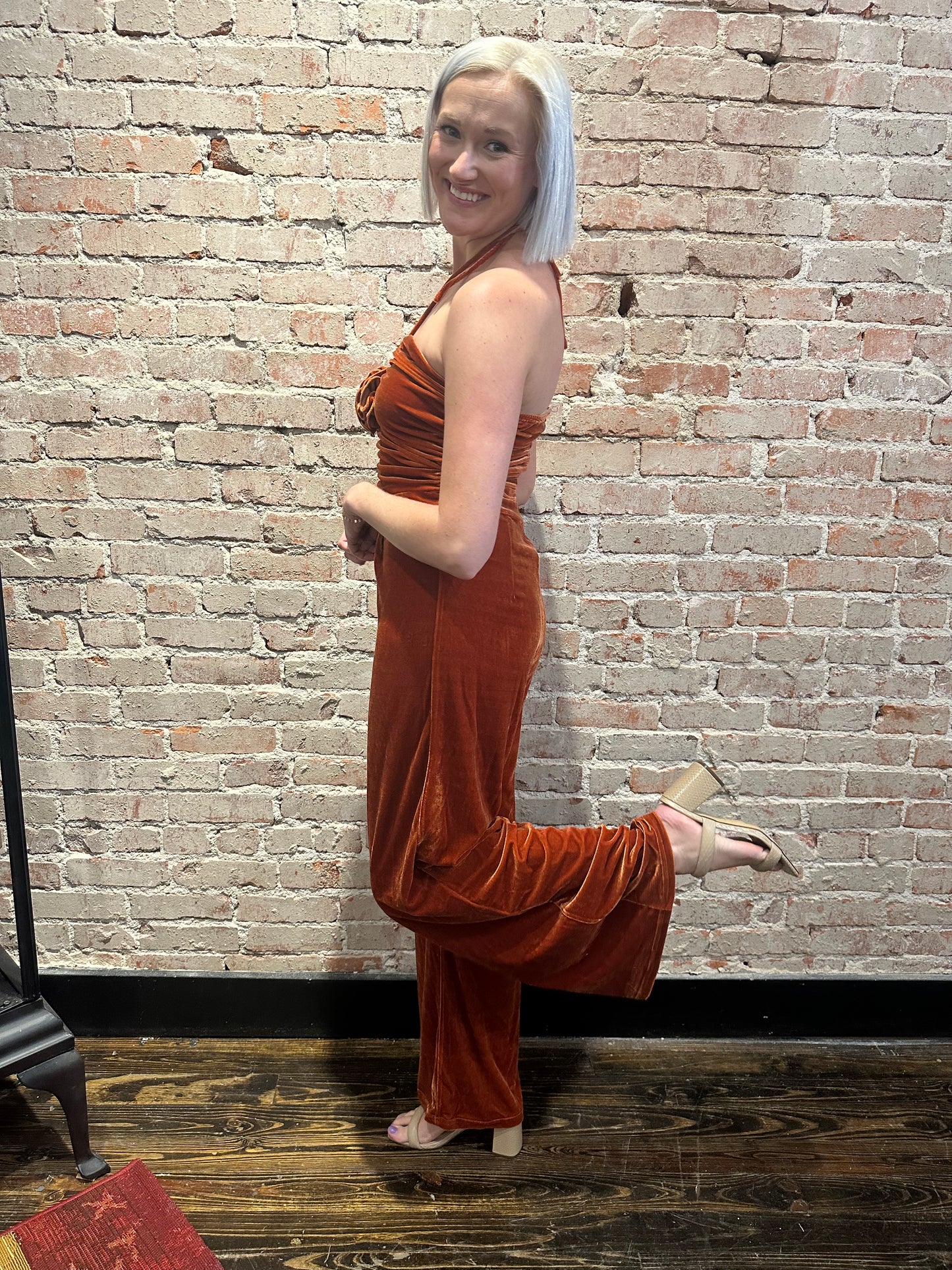 Charmaine Velvet Jumpsuit