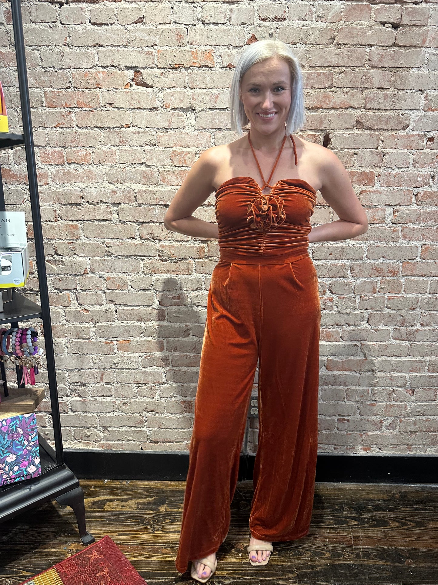 Charmaine Velvet Jumpsuit