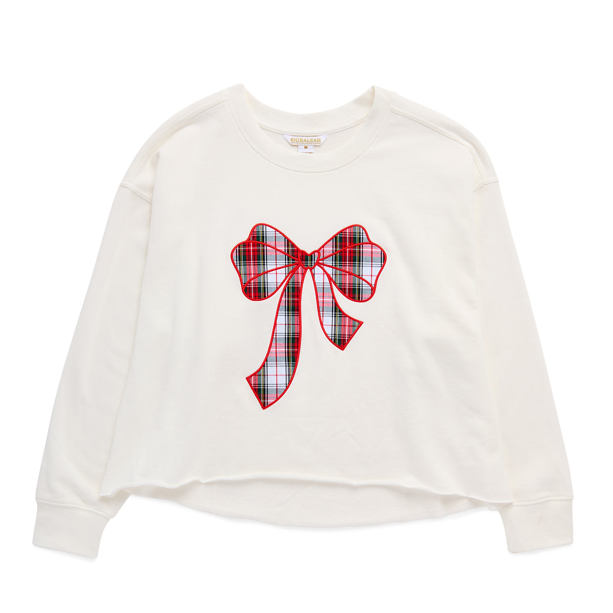 Tartan Bow Lounge Sweatshirt