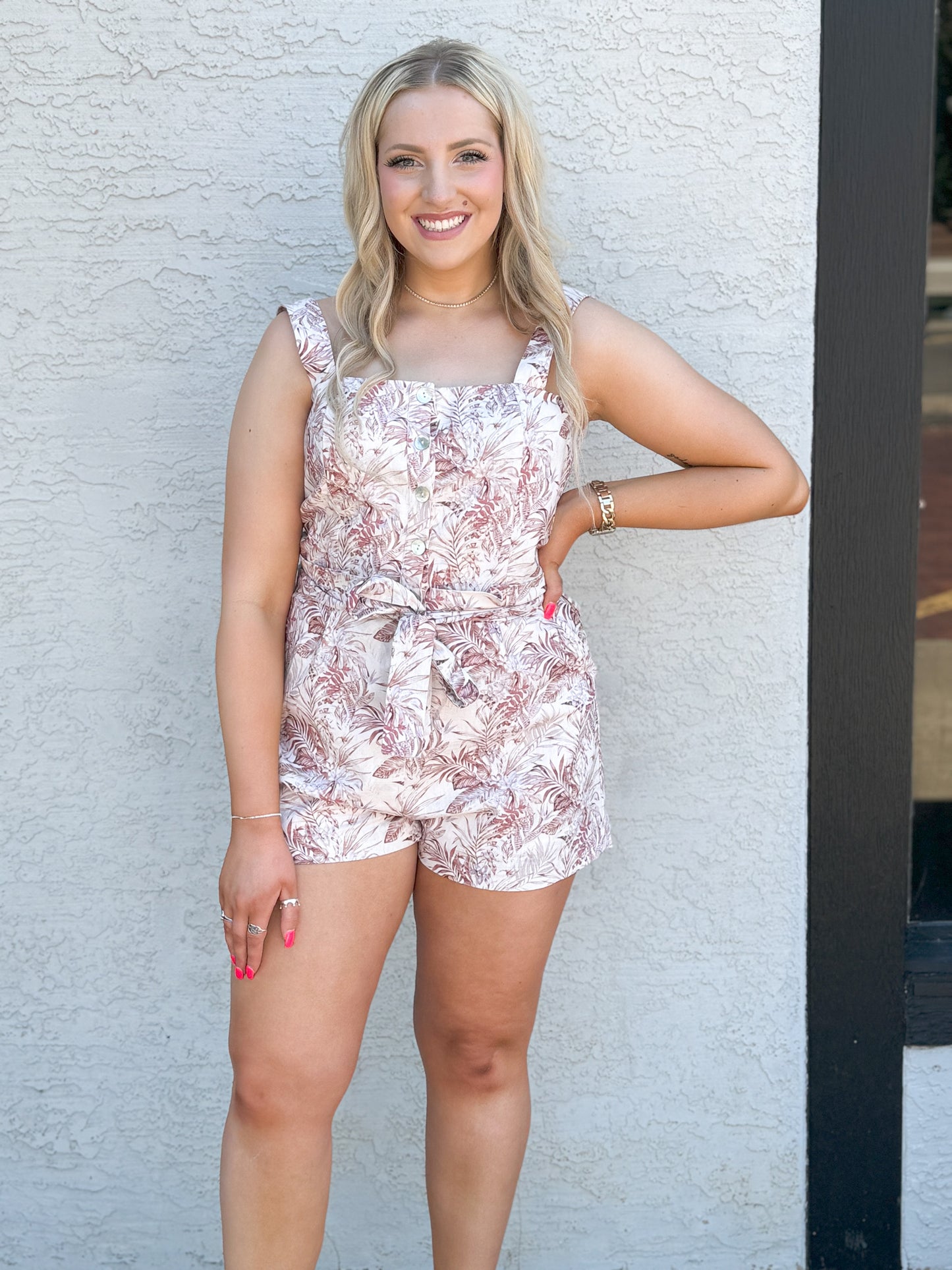 Ava Printed Romper