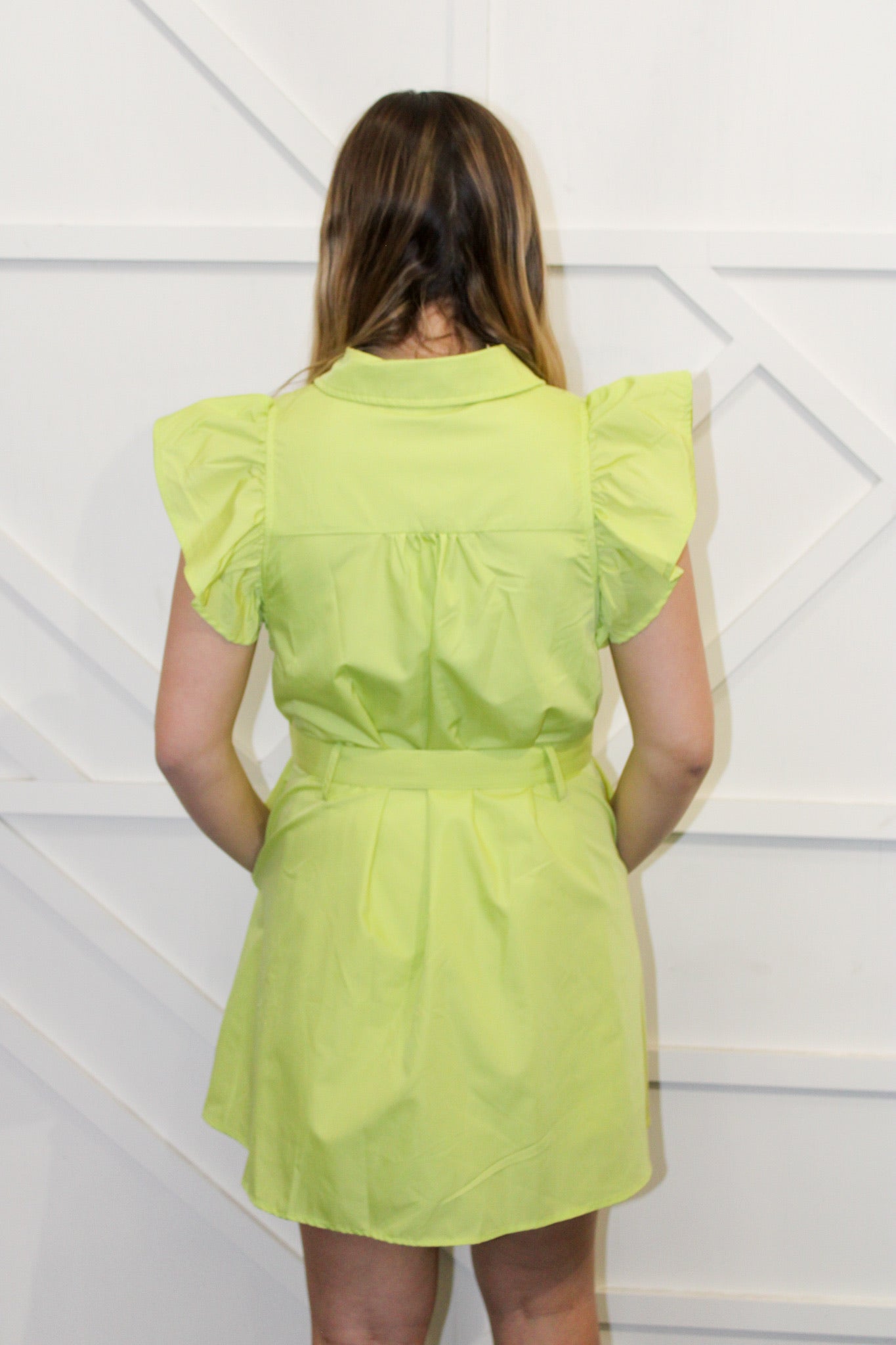 Evie Pin tuck Mini Dress