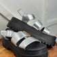 Baddie Metallic Sandal