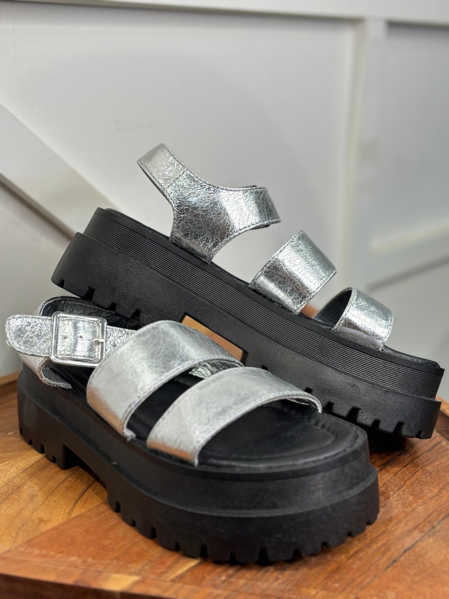 Baddie Metallic Sandal