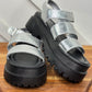 Baddie Metallic Sandal