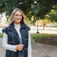 Lennox Rhinestone Puff Vest