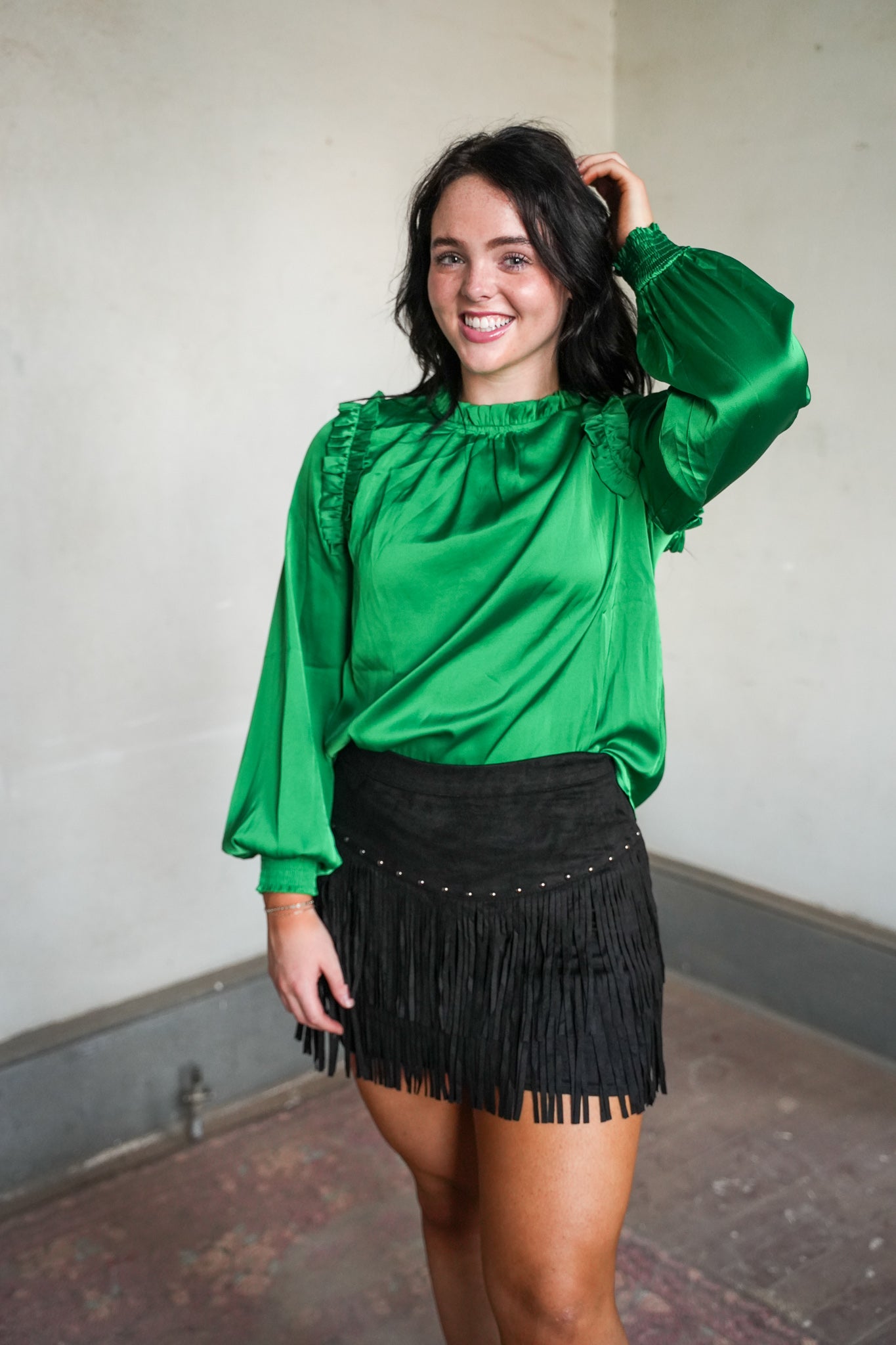Mina Fringe Skirt