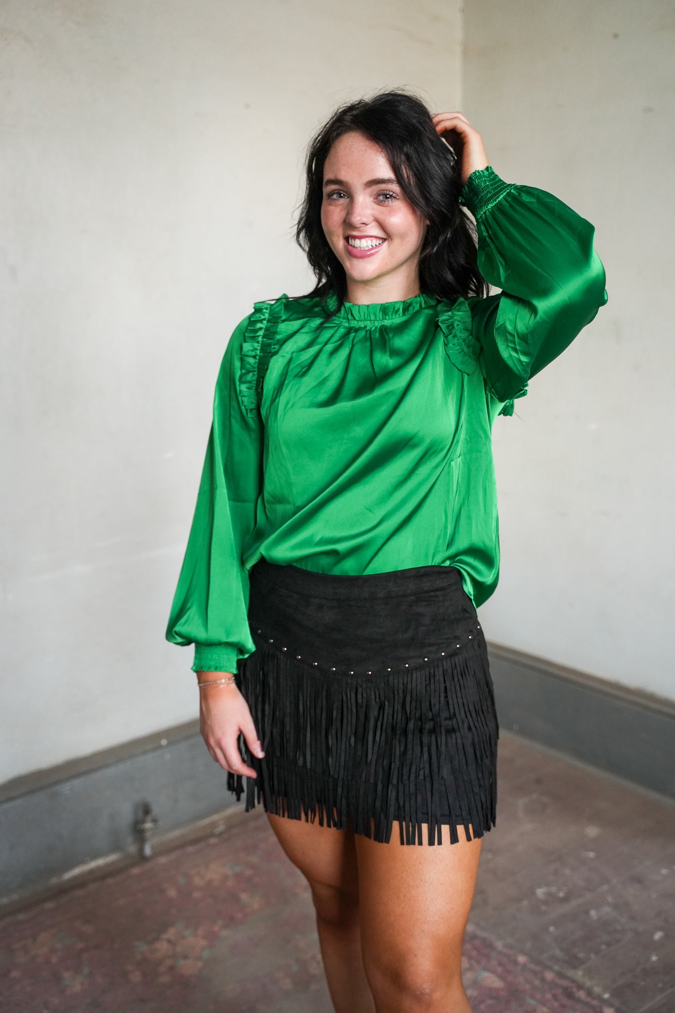 Mina Fringe Skirt
