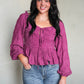 Logan Peplum Top