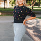 PomPom Cropped Sweater