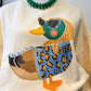 Darling You're Ducky Crop Sweatshirt