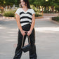 Una Striped Vest
