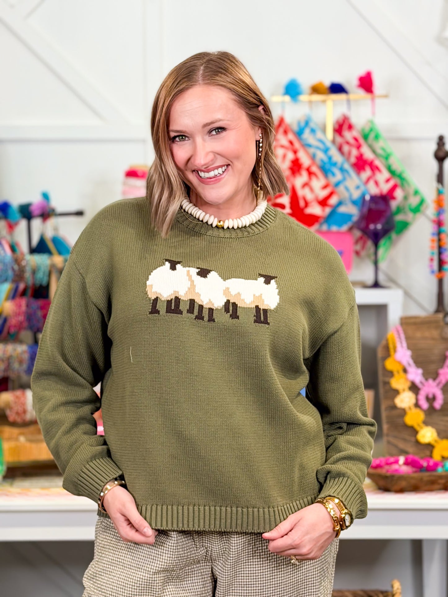 Sheep Trio Sweater