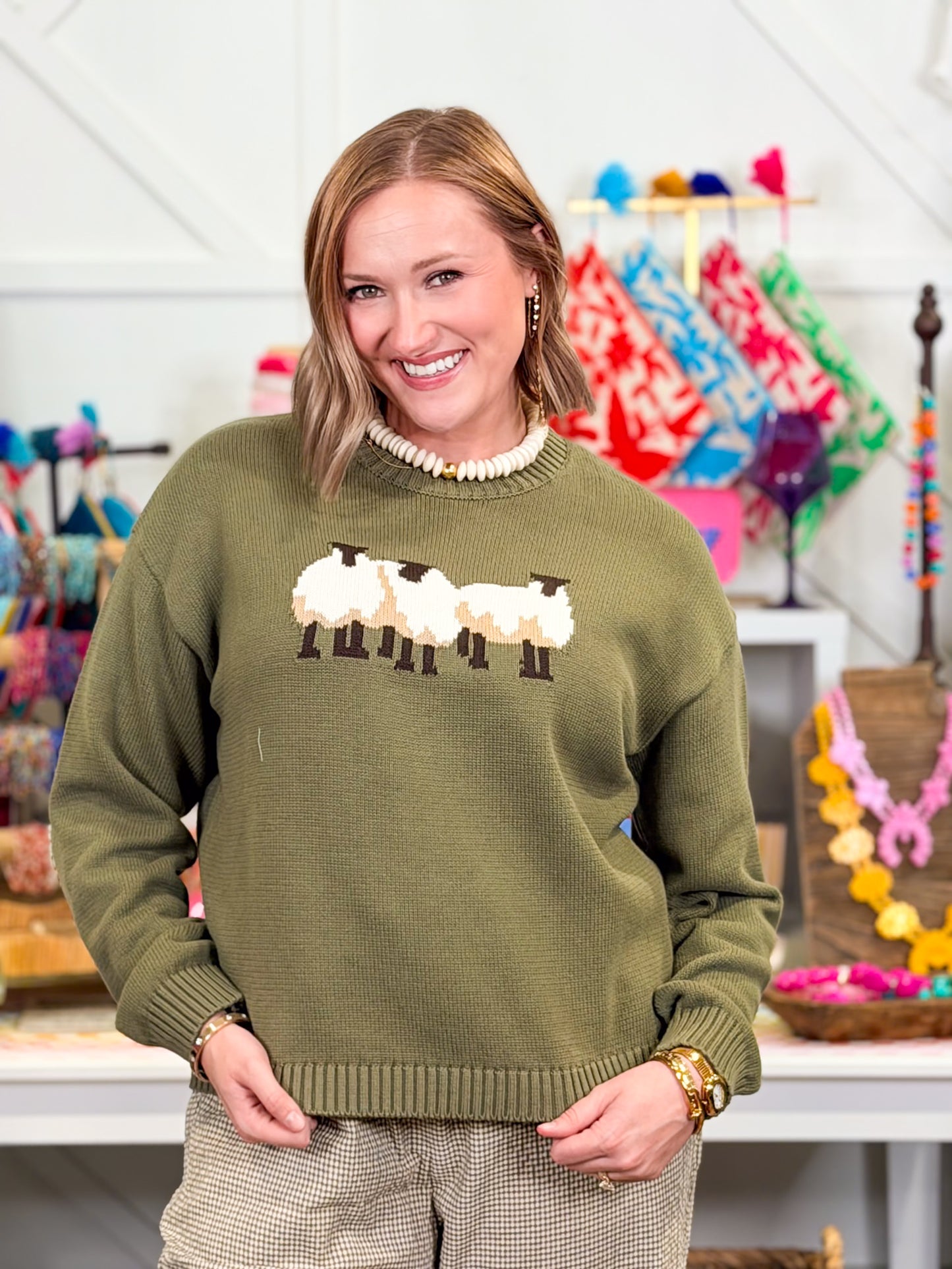 Sheep Trio Sweater