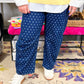 Polka Dot Barrel Jean