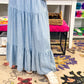 Snow Washed Maxi Skirt
