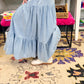 Snow Washed Maxi Skirt