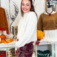Cable Knit Wrap Sweater
