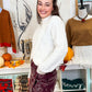 Cable Knit Wrap Sweater