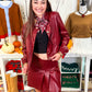 Pleather Bomber Jacket