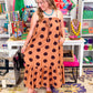 Toasty Polka Dot Dress