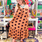 Toasty Polka Dot Dress