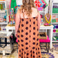 Toasty Polka Dot Dress