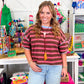 Striped Boxy Top